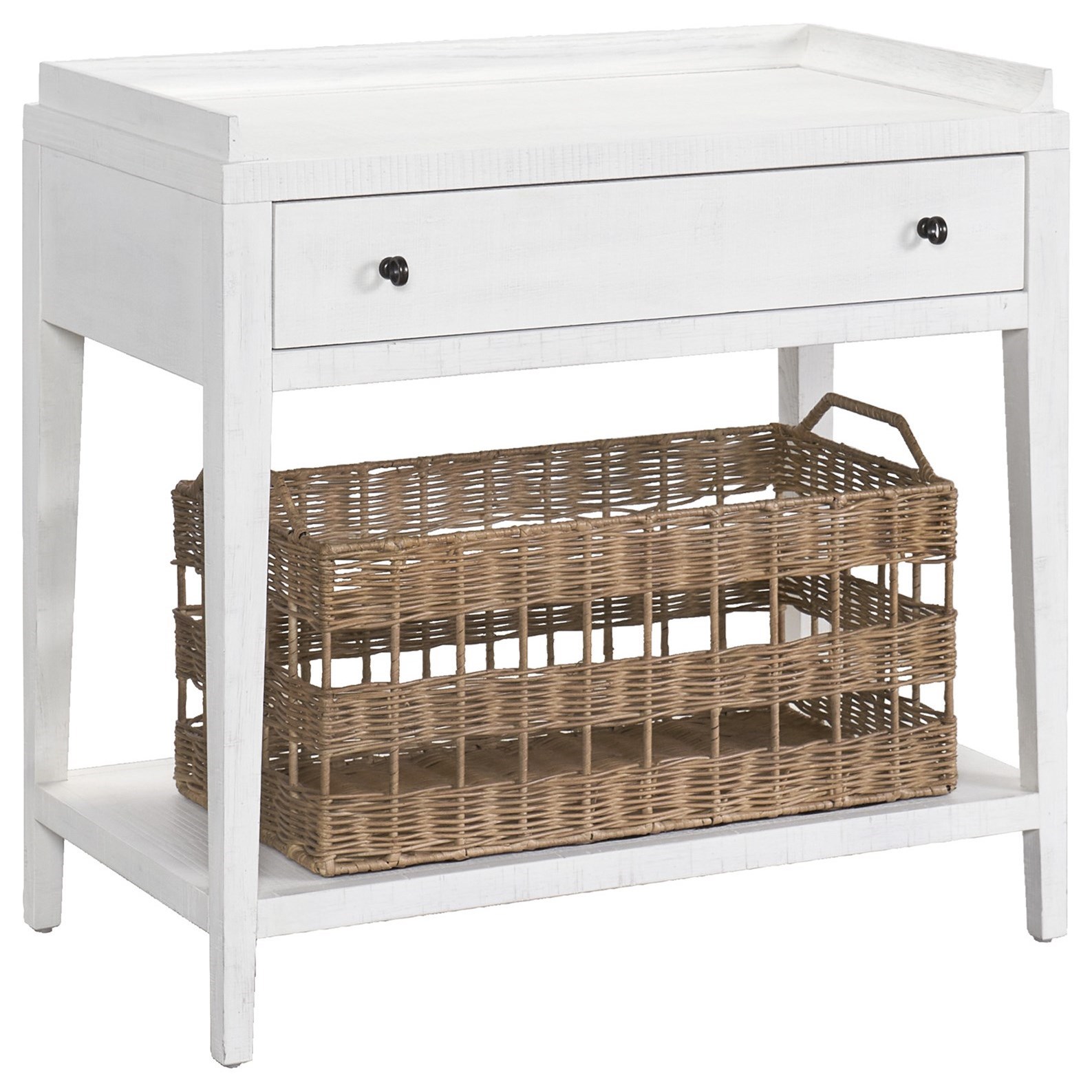 Universal Modern Farmhouse Farmhouse Rylie Nightstand with Storage